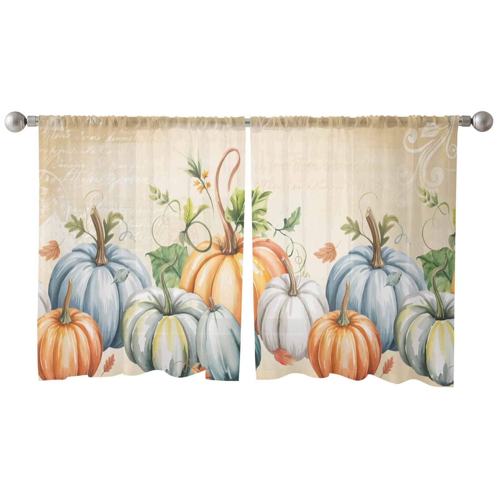 Oil Modern Paintings Abstract Sheer Curtains 84 Inch Length 2 Panels Set, Geometric Artwork Grey and Brown Semi Transparent Voile Rod Pocket Curtains for Living Dining Room Bedroom Drapes