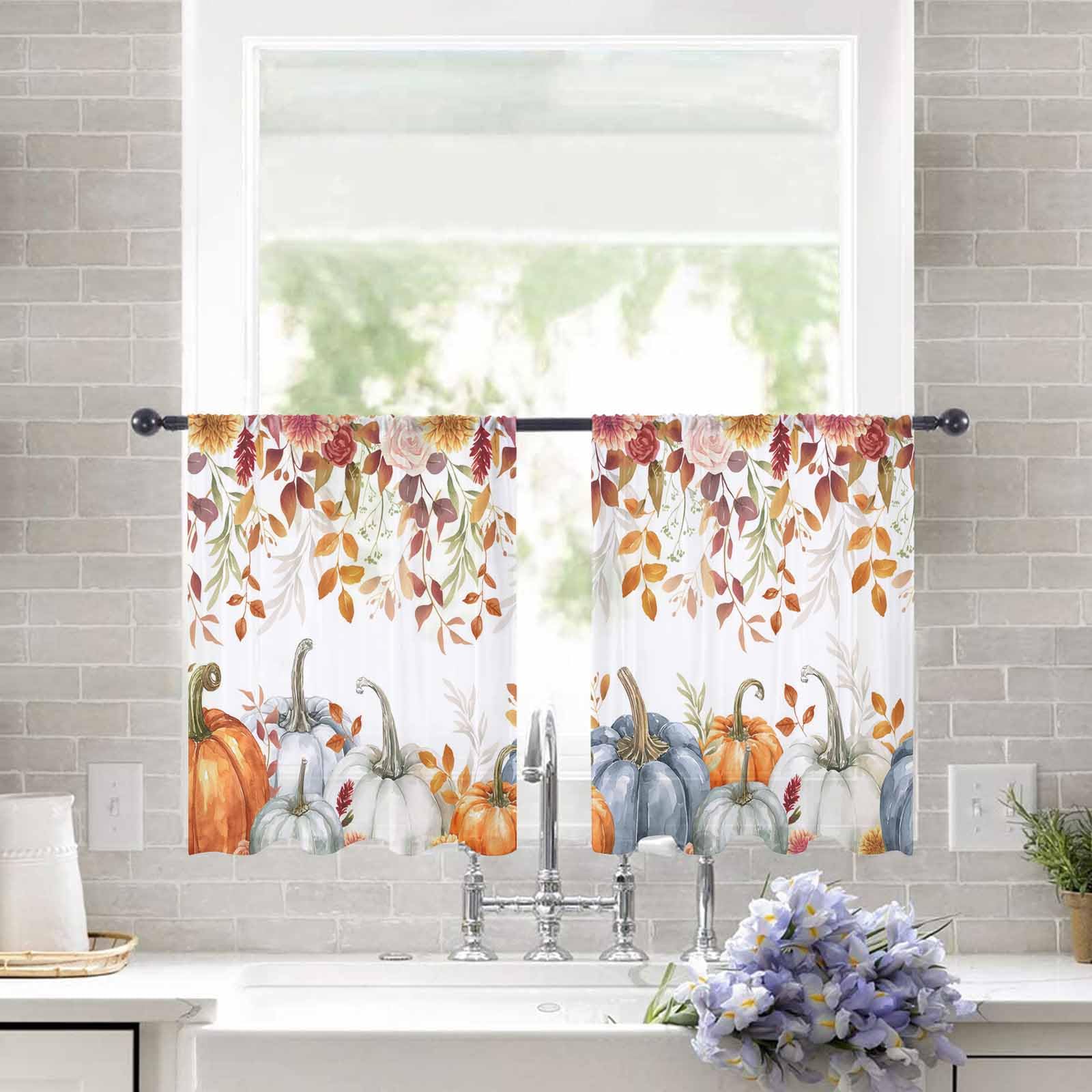 Oil Modern Paintings Abstract Sheer Curtains 84 Inch Length 2 Panels Set, Geometric Artwork Grey and Brown Semi Transparent Voile Rod Pocket Curtains for Living Dining Room Bedroom Drapes