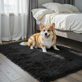 8x10 Area Rugs for Living Room Bedroom Fluffy, Large Area Rug Shag Shaggy Carpet Soft Plush Furry Bedside Rug, Area Rugs for Home Decor(8 x 10, Dark Blue Tie-Dyed)