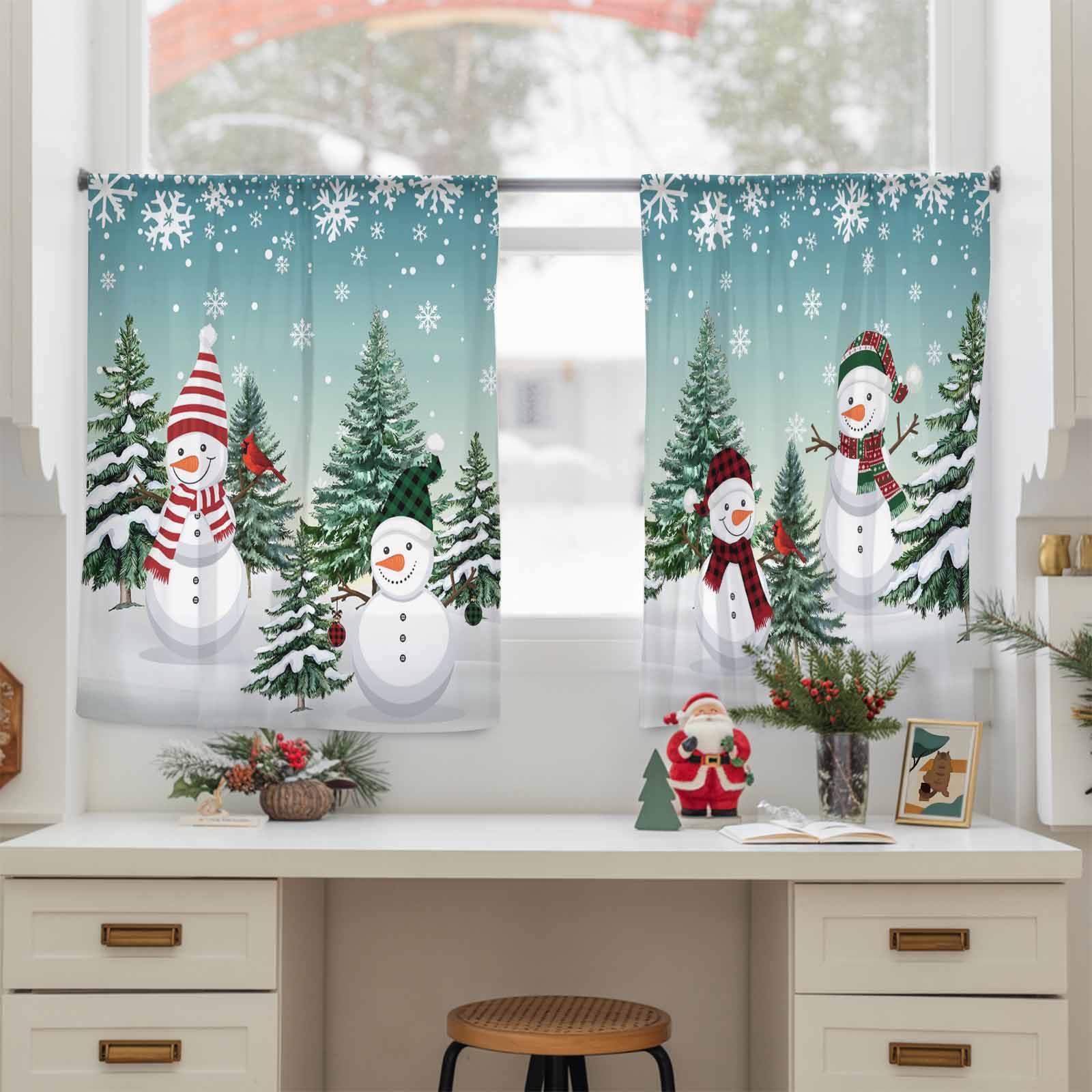 Oil Modern Paintings Abstract Sheer Curtains 84 Inch Length 2 Panels Set, Geometric Artwork Grey and Brown Semi Transparent Voile Rod Pocket Curtains for Living Dining Room Bedroom Drapes