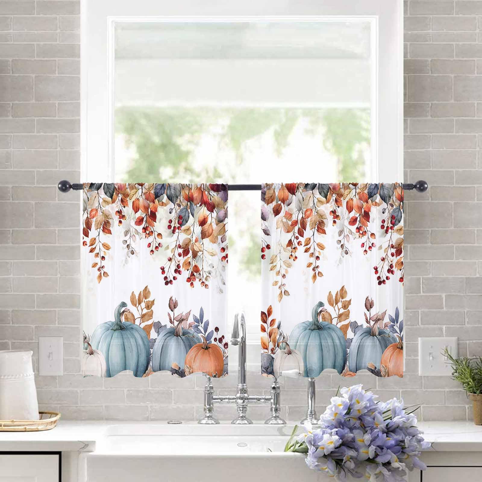 Oil Modern Paintings Abstract Sheer Curtains 84 Inch Length 2 Panels Set, Geometric Artwork Grey and Brown Semi Transparent Voile Rod Pocket Curtains for Living Dining Room Bedroom Drapes