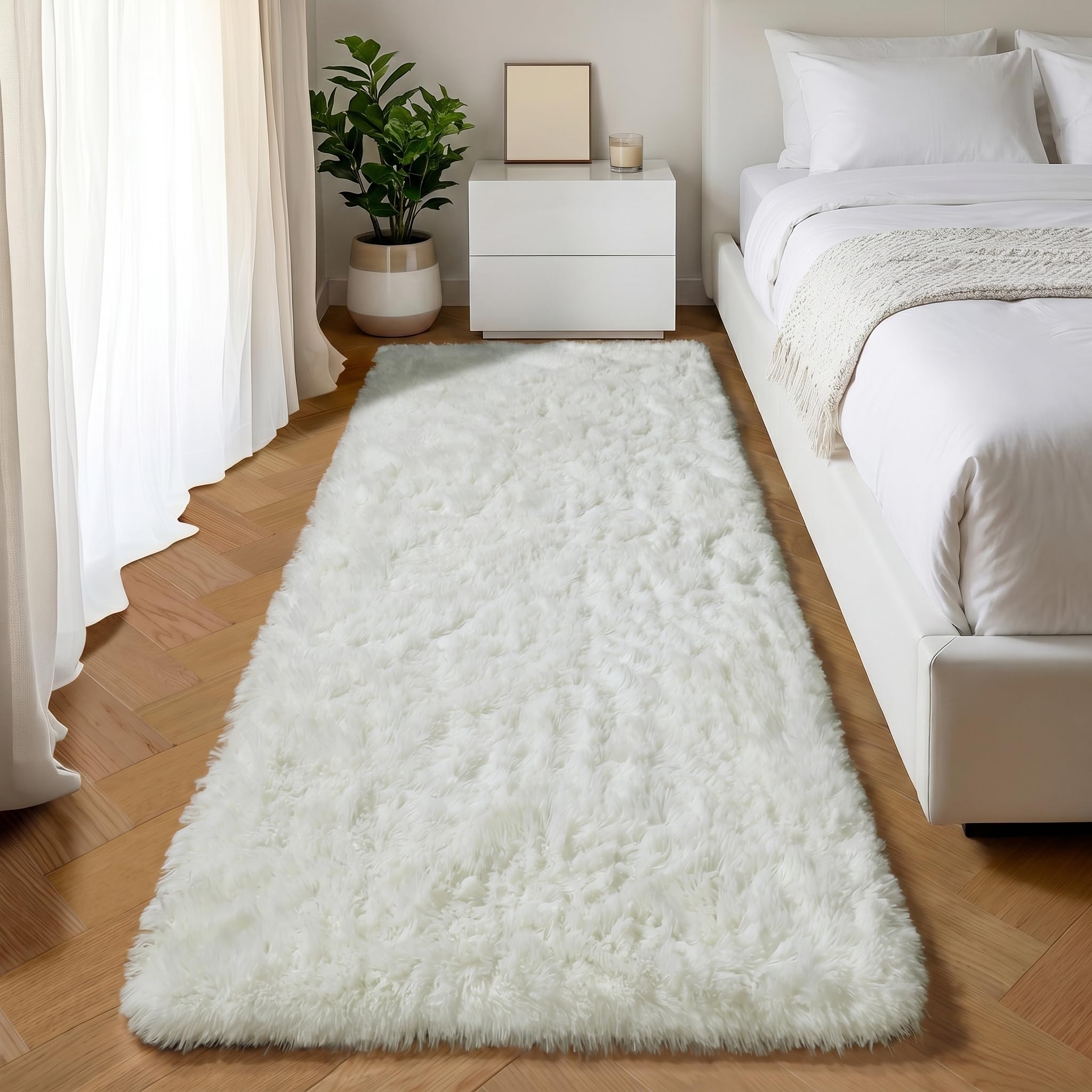 ONASAR Tie-Dyed Dark Grey Round Area Rugs 5ft, Ultra Soft Bedroom Circle Rug for Kids Girls Teen Room, Fluffy Plush Shaggy Carpet Floor Mats for Baby Nursery Living Room Playroom Home Decor