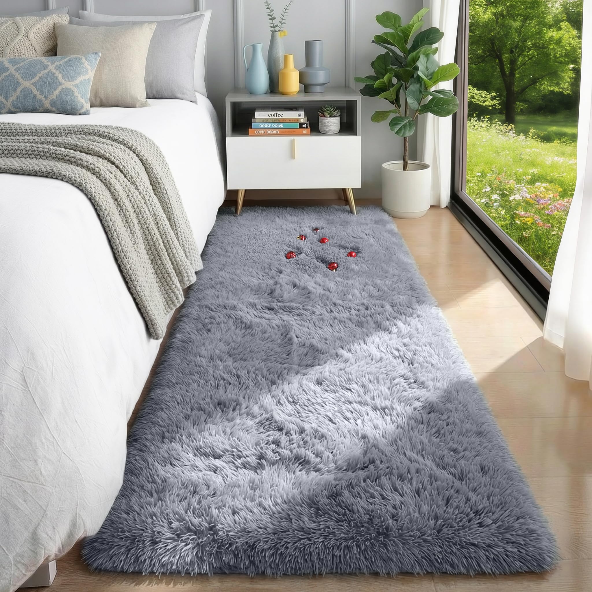 PAGISOFE Abstract Soft Shaggy Rugs for Living Room 5x8 Ft,Tie-Dyed Grey Fluffy Rugs for Kids Room Furry Carpets for Bedroom Room Decor Aesthetic Large Shag Carpet for Boys Girls Dorm Nursery