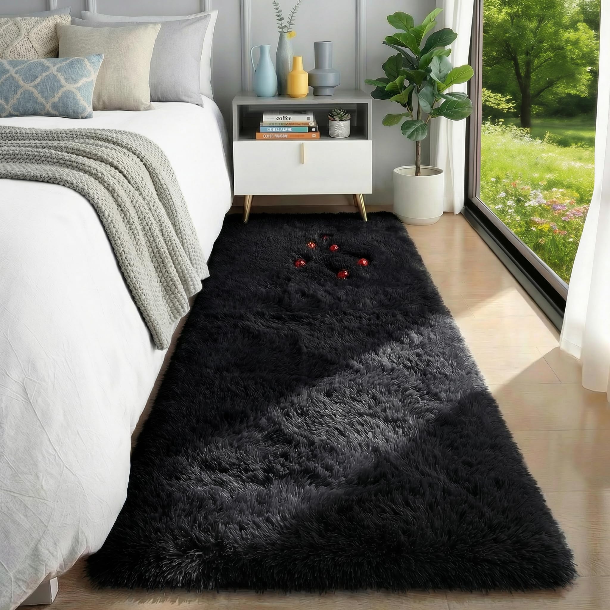 PAGISOFE Abstract Soft Shaggy Rugs for Living Room 5x8 Ft,Tie-Dyed Grey Fluffy Rugs for Kids Room Furry Carpets for Bedroom Room Decor Aesthetic Large Shag Carpet for Boys Girls Dorm Nursery