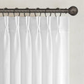 Topfinel 102 Inch Curtains 1 Panels Set,One Packs Pinch Pleat Back Tab Linen Window Semi Sheer Privacy Thick Decorative Curtain Drapes for Living Room Bedroom,60x102 in Long,Oatmeal