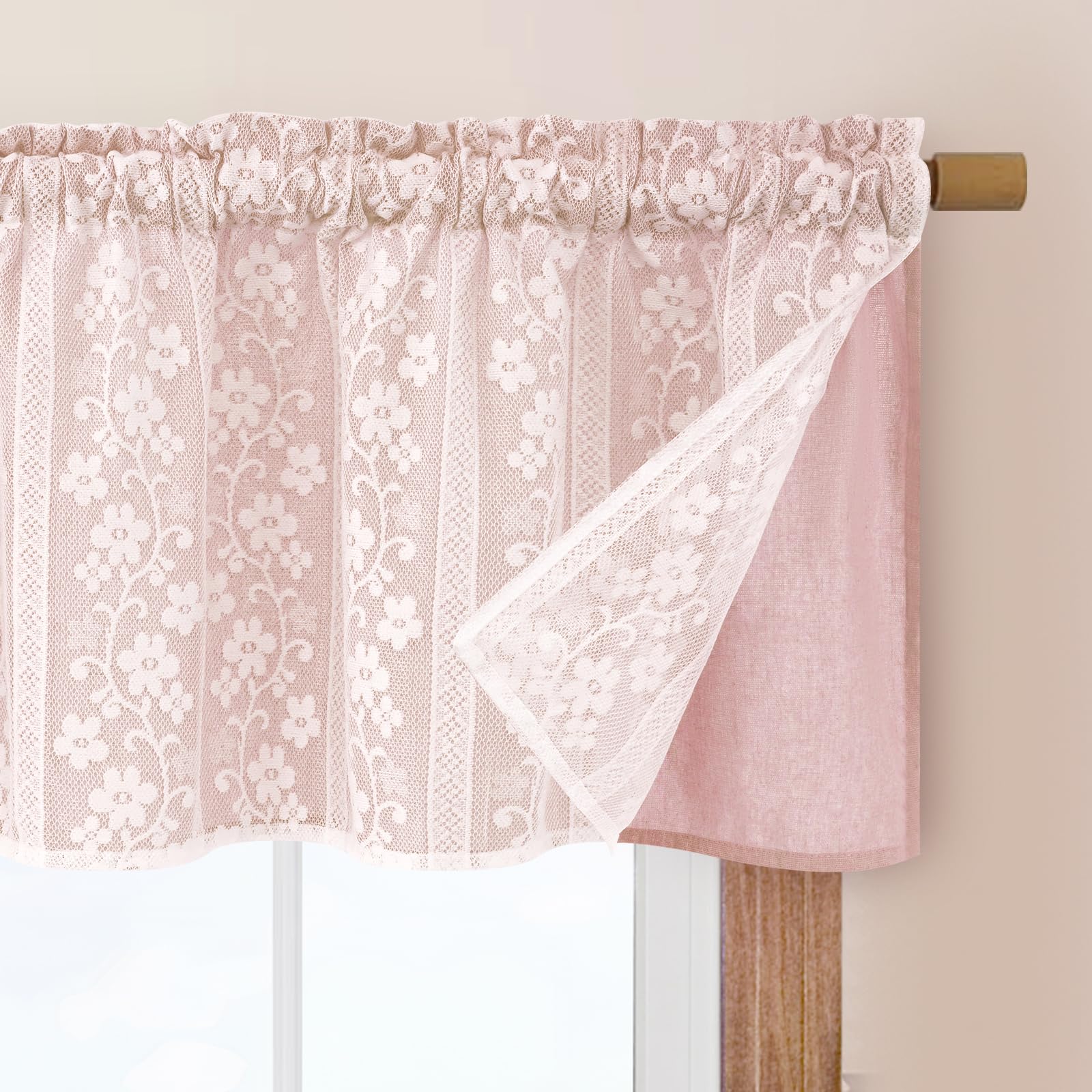 2-Panel 52×84" Beige Linen Curtains, Boho Farmhouse Window Drapes