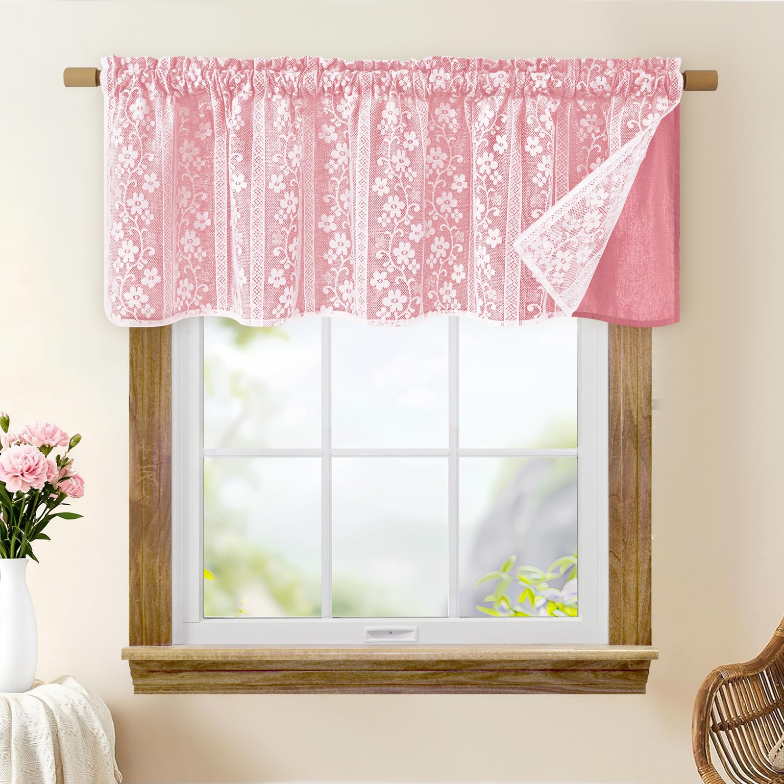 2-Panel 52×84" Beige Linen Curtains, Boho Farmhouse Window Drapes