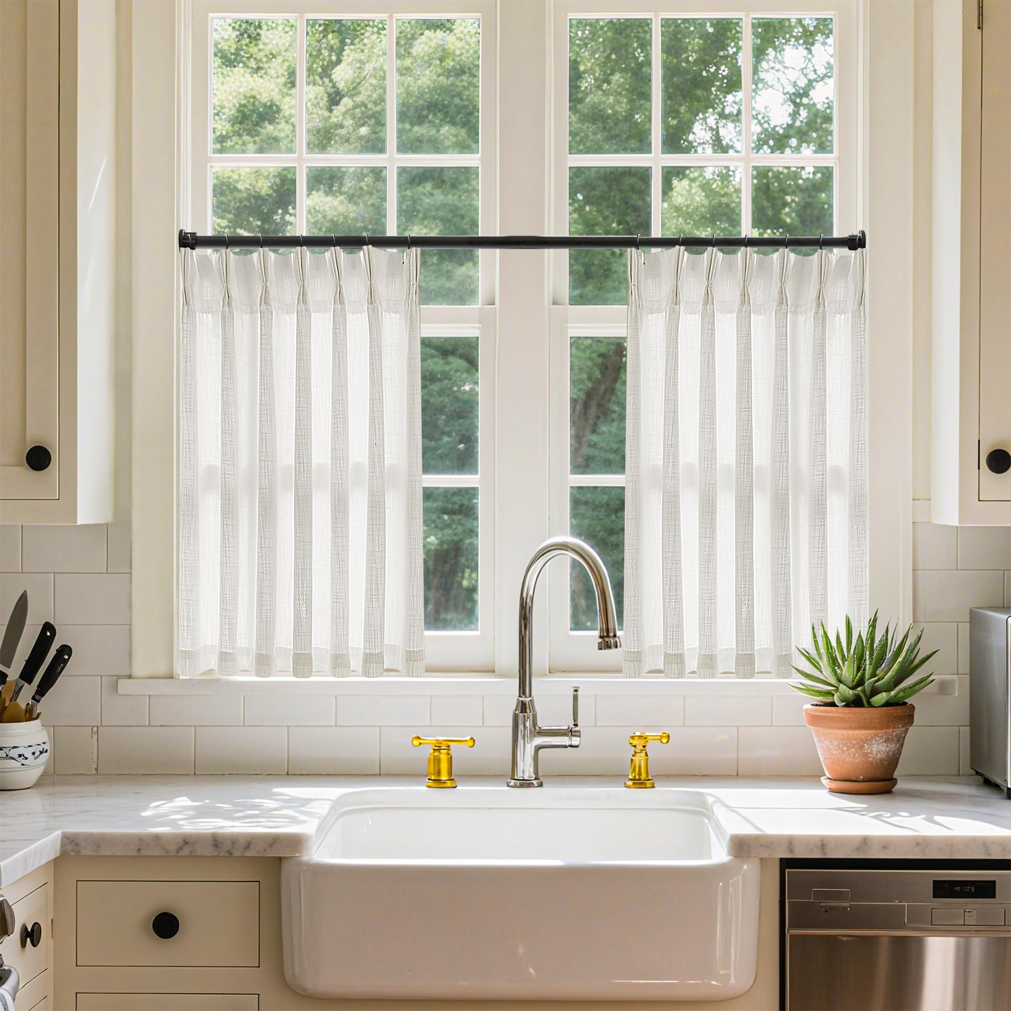 Dutch Cocoa Pinch Pleated Linen Curtains 84 Inches Long 60 Inch Width Linen Blend Light Filtering Window Curtains 84 Inch for Living Room Bedroom Patio Pinch Pleat Drapes Hooks Rings 1 Panel 60Wx84L